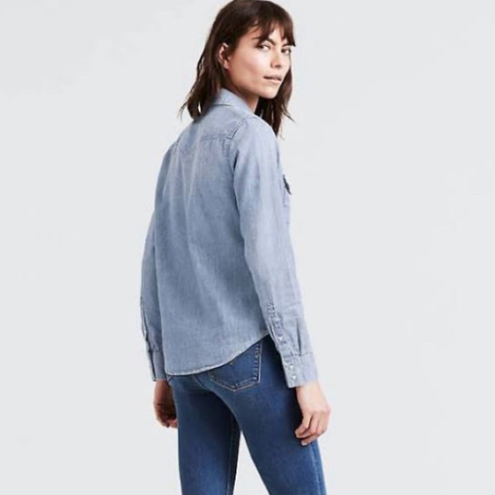 LEVI’S Ultimate Western Women Long Sleeve Shirt - Picture 3 of 9